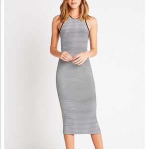 BCBG Striped Seamless Dress